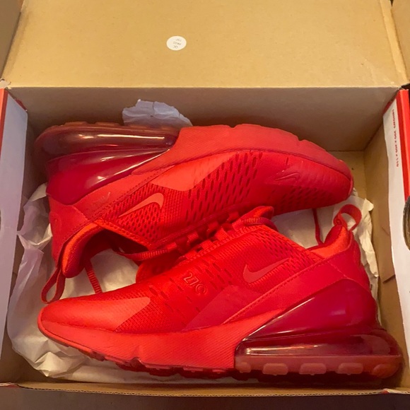 Nike air max 270 (GS) university red, 5Y $80 OBO❌SOLD❌ - Picture 1 of 3